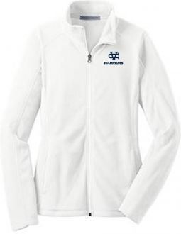 Ladies Port Authority Microfleece Jacket, White